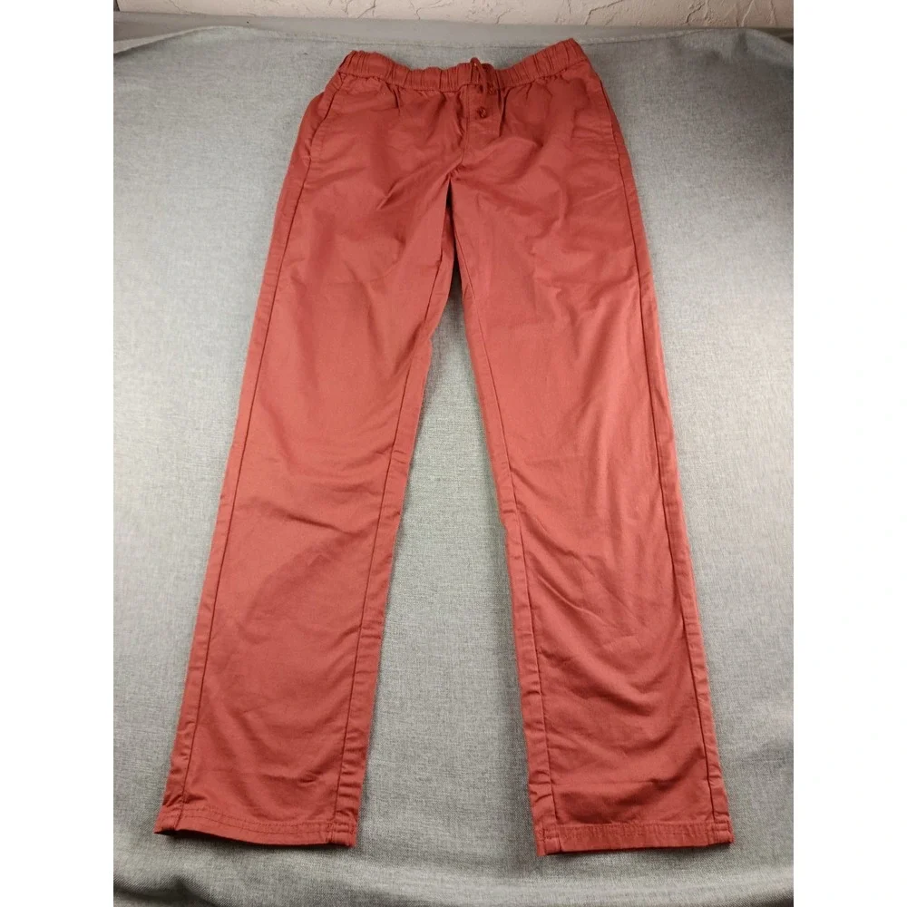 Pact Canvas Roll Up Pants Mens 32 Adobe 32